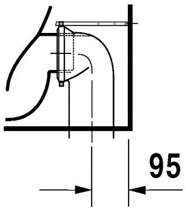 Duravit - Starck 2 - WC - 2128090000 – 6. kép