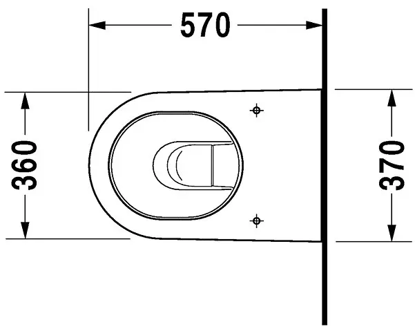 Duravit - Starck 2 - WC - 21280900001 – 2. kép