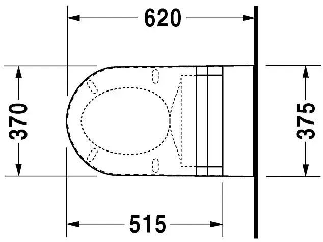 Duravit - Starck 2 - WC - 25330900001 – 5. kép