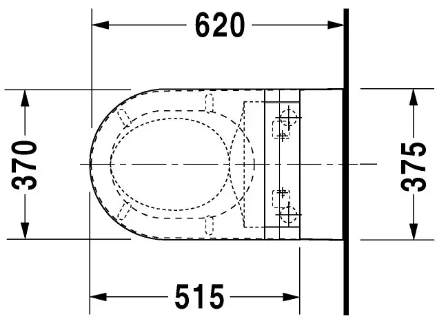 Duravit - Starck 2 - WC - 2533590000 – 4. kép