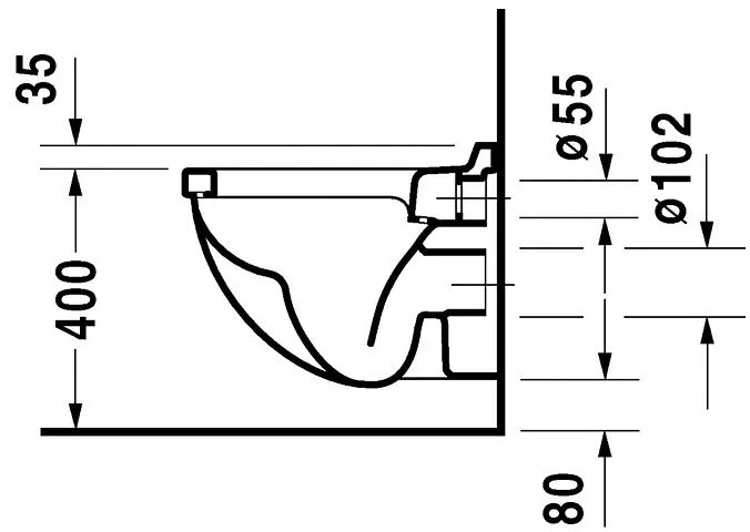 Duravit - Starck 3 - WC - 2202090000 – 3. kép