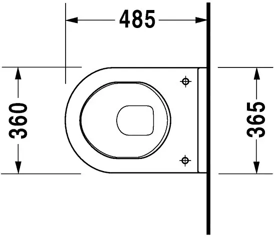 Duravit - Starck 3 - WC - 22020900001 – 2. kép