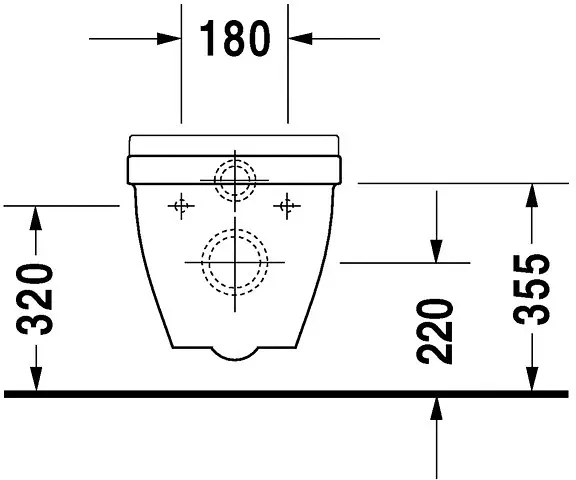 Duravit - Starck 3 - WC - 22020900001 – 4. kép