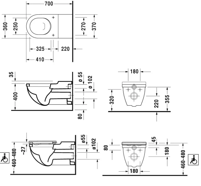 Duravit - Starck 3 - WC - 2203090000 – 2. kép