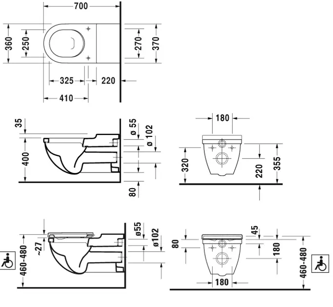 Duravit - Starck 3 - WC - 2203092000 – 2. kép