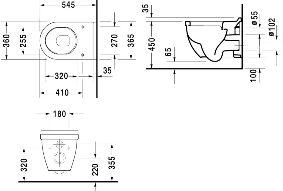 Duravit - Starck 3 - WC - 22150900001 – 2. kép