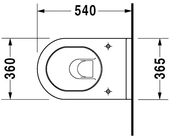 Duravit - Starck 3 - WC - 22250900001 – 2. kép