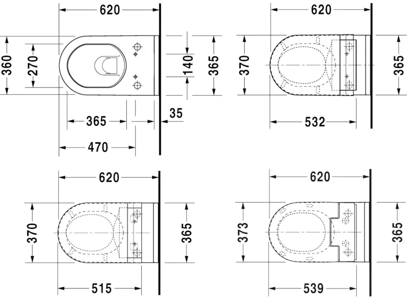 Duravit - Starck 3 - WC - 2226590000 – 2. kép