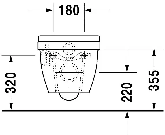 Duravit - Starck 3 - WC - 2227090000 – 4. kép