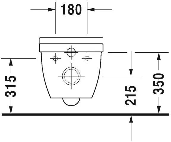 Duravit - Starck 3 - WC - 2527090000 – 4. kép
