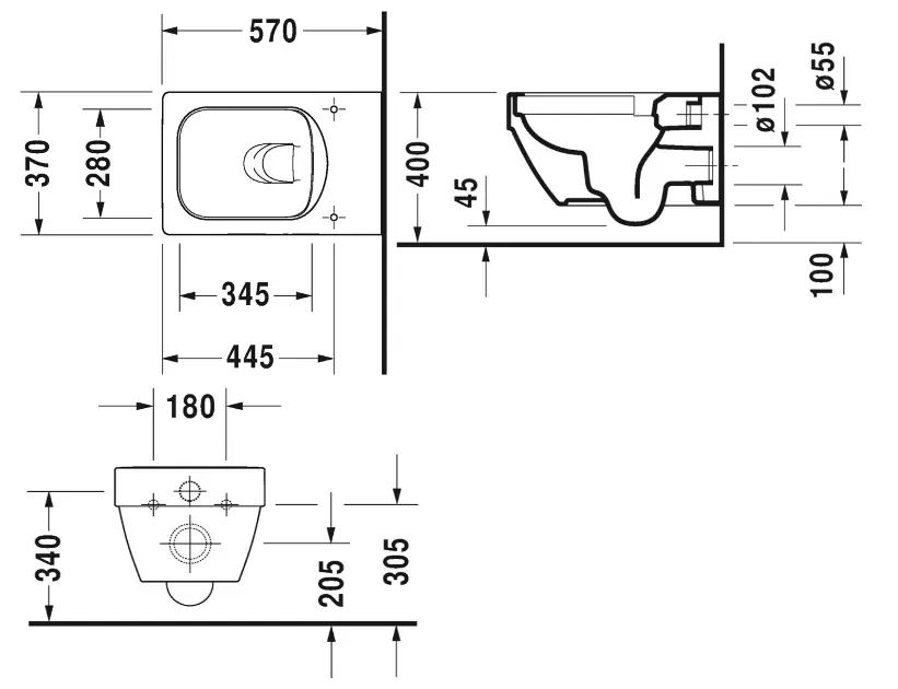 Duravit - Vero Air - WC - 25250900001 – 2. kép