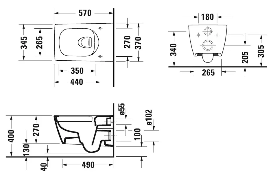 Duravit - Viu - WC - 25110900001 – 2. kép