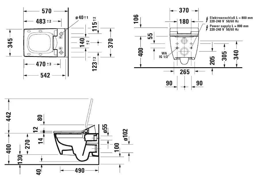 Duravit - Viu - WC - 2511590000 – 2. kép