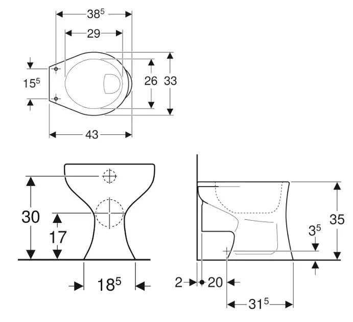 Geberit - Bambini - WC - 211500000 – 2. kép