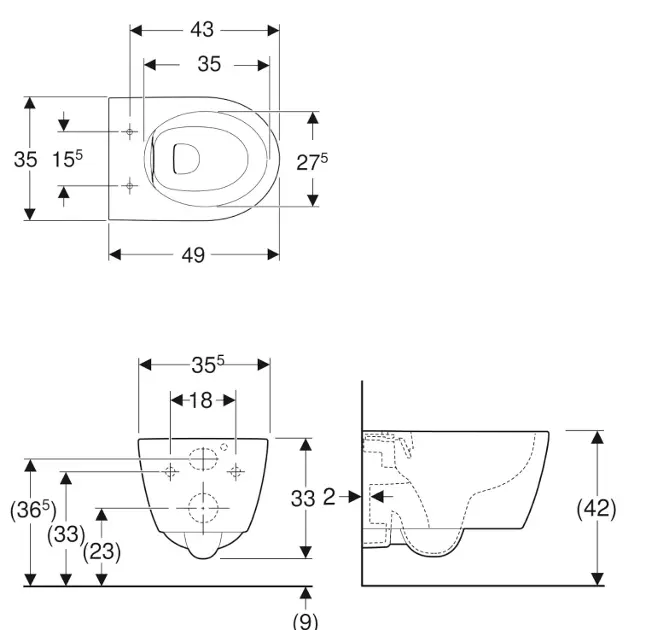Geberit - iCon - WC - 502.380.00.8 – 2. kép
