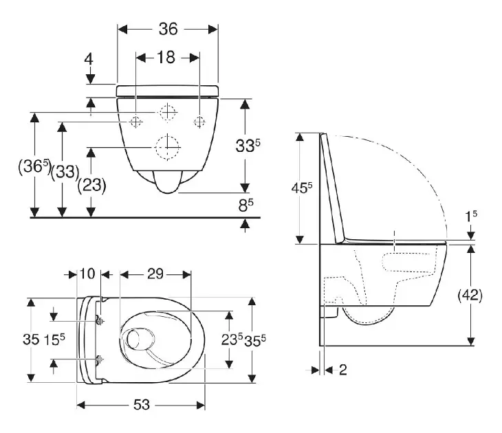 Geberit - iCon - WC - 503.046.JT.1 – 2. kép