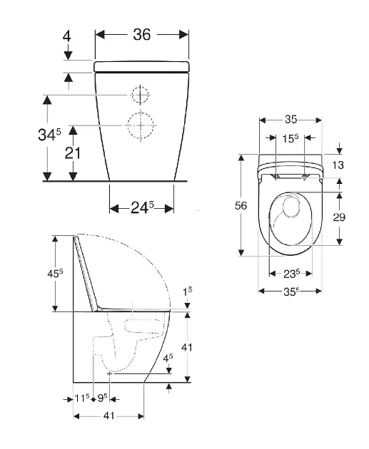 Geberit - iCon - WC - 503.080.JT.1 – 2. kép