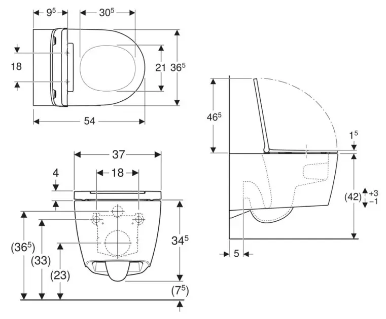 Geberit - ONE - WC - 500.201.01.1 – 2. kép