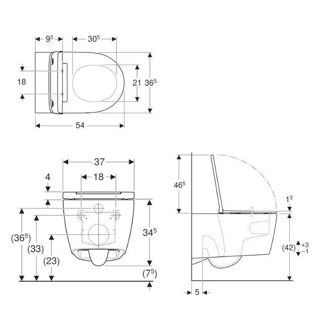 Geberit - ONE - WC - 500.202.JT.1 – 2. kép
