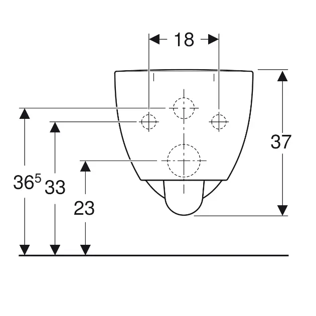 Geberit - Selnova - WC - 500.694.01.2 – 3. kép