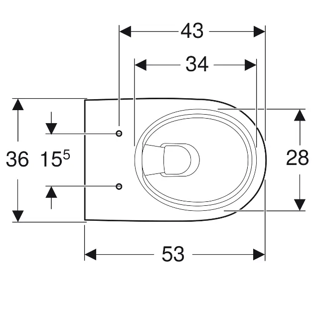 Geberit - Selnova - WC - 501.545.01.1 – 2. kép
