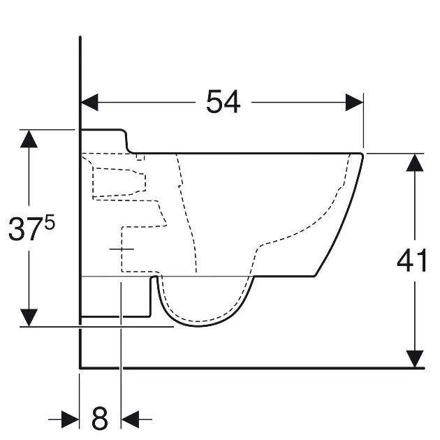 Geberit - Xeno 2 - WC - 500.500.01.1 – 2. kép