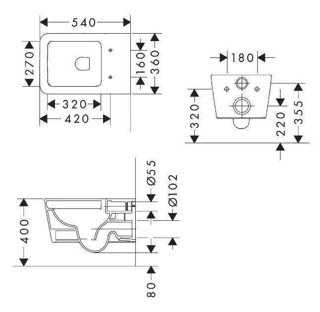 Hansgrohe - EluPura Original Q - WC - 61181450 – 2. kép