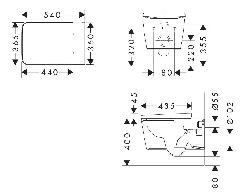 Hansgrohe - EluPura Original Q - WC - 62051450 – 2. kép