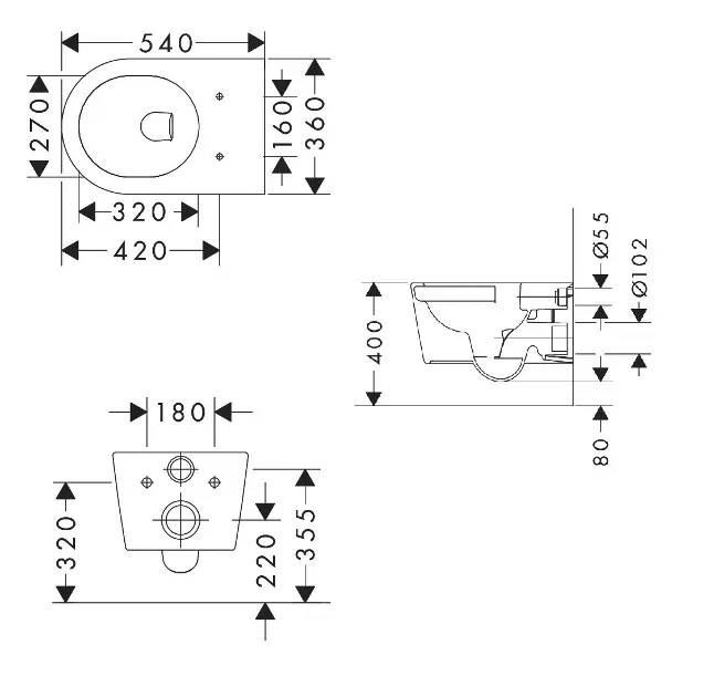 Hansgrohe - EluPura Original S - WC - 60142450 – 2. kép