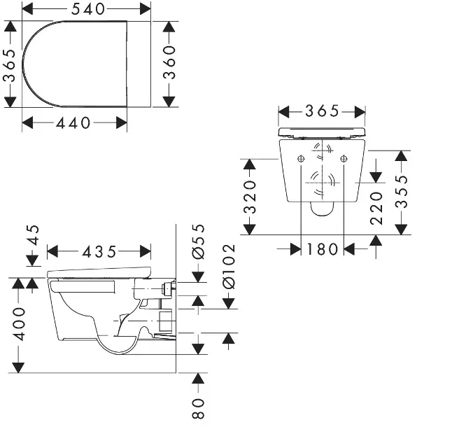 Hansgrohe - EluPura Original S - WC - 60207450 – 2. kép
