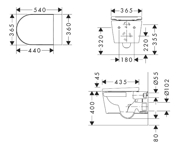 Hansgrohe - EluPura Original S - WC - 60288450 – 2. kép