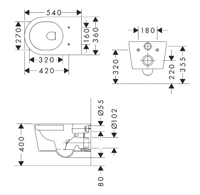 Hansgrohe - EluPura Original S - WC - 61178450 – 2. kép
