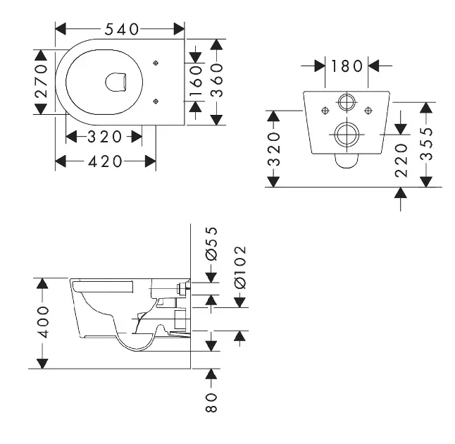 Hansgrohe - EluPura Original S - WC - 62016450 – 2. kép