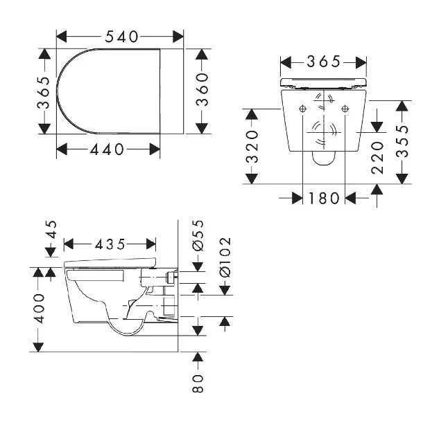 Hansgrohe - EluPura Original S - WC - 62050450 – 2. kép