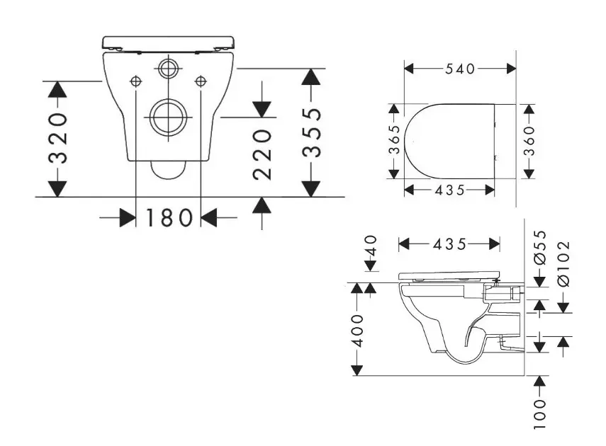 Hansgrohe - GladeLake S - WC - 60201450 – 2. kép