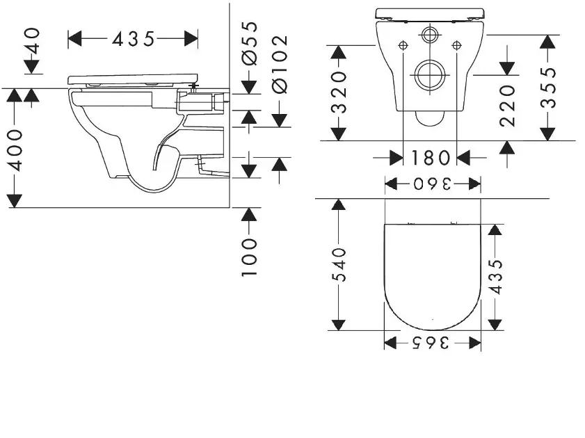 Hansgrohe - GladeLake S - WC - 60309450 – 2. kép