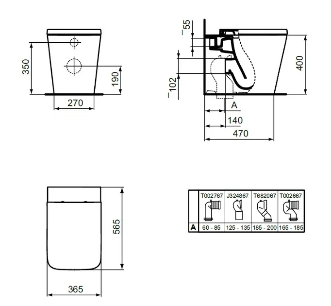 Ideal Standard - Blend - WC - T368801 – 2. kép
