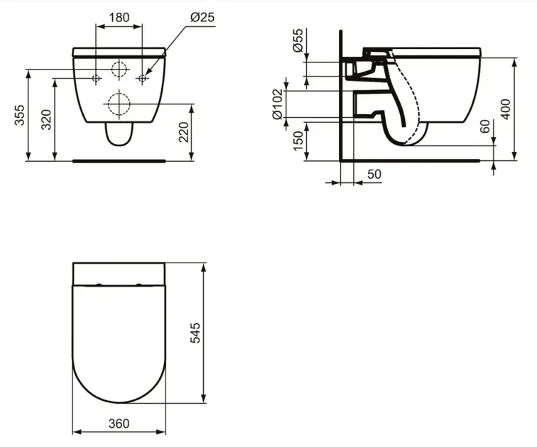 Ideal Standard - Blend - WC - T374901 – 2. kép