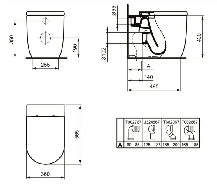 Ideal Standard - Blend - WC - T375101 – 2. kép
