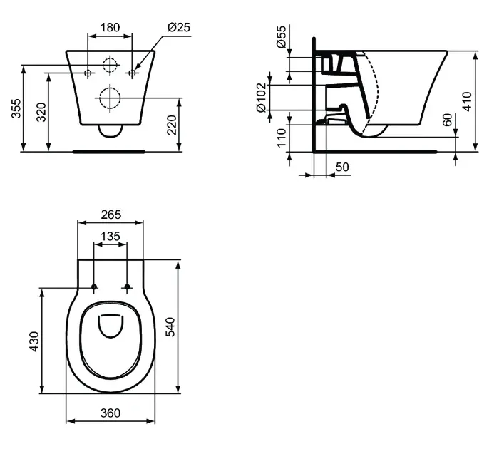 Ideal Standard - Connect Air - WC - E0054V3 – 2. kép