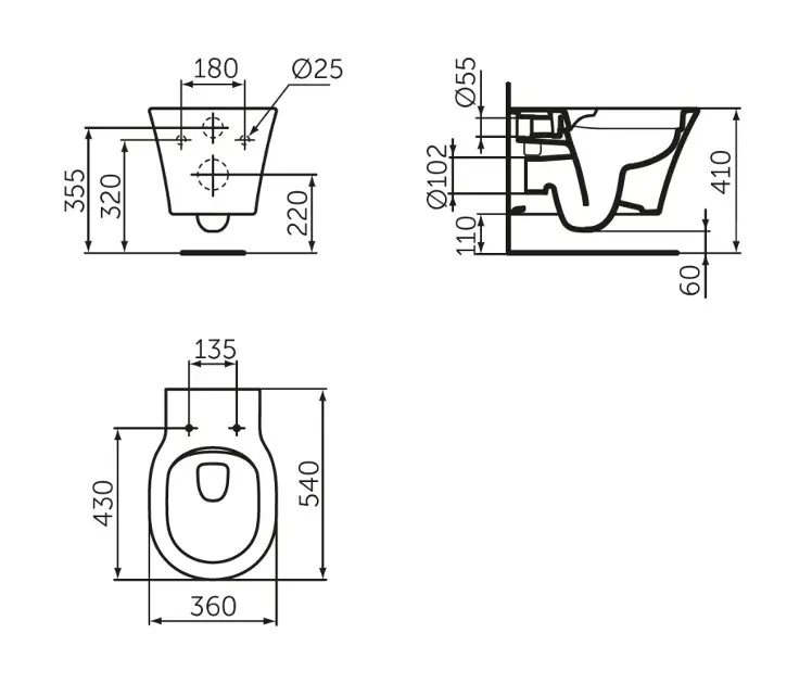 Ideal Standard - Connect Air - WC - E228801 – 2. kép
