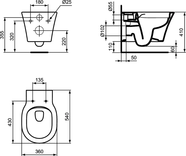 Ideal Standard - Connect Air - WC - E2288V3 – 2. kép