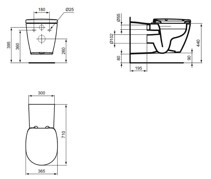 Ideal Standard - Connect Freedom - WC - E819401 – 2. kép