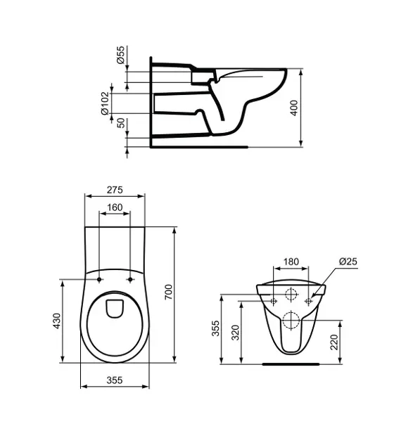 Ideal Standard - Contour 21 - WC - S034801 – 2. kép
