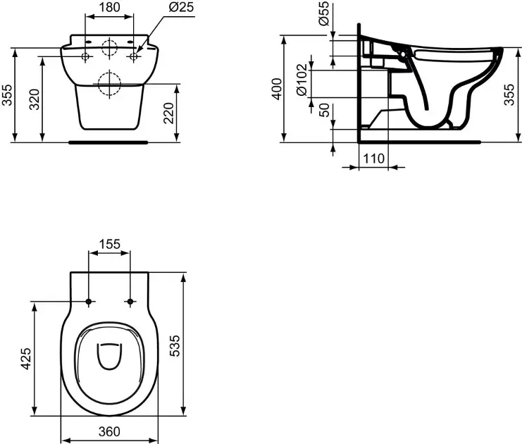 Ideal Standard - Contour 21 - WC - S312801 – 2. kép