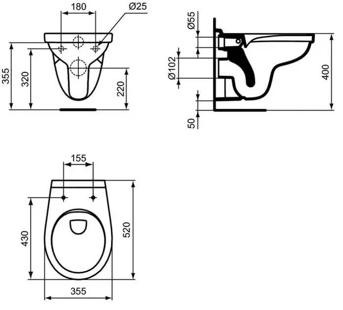 Ideal Standard - Dolomite - WC - W331301 – 2. kép