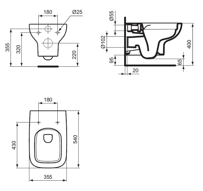 Ideal Standard - i.Life A - WC - T471701 – 2. kép