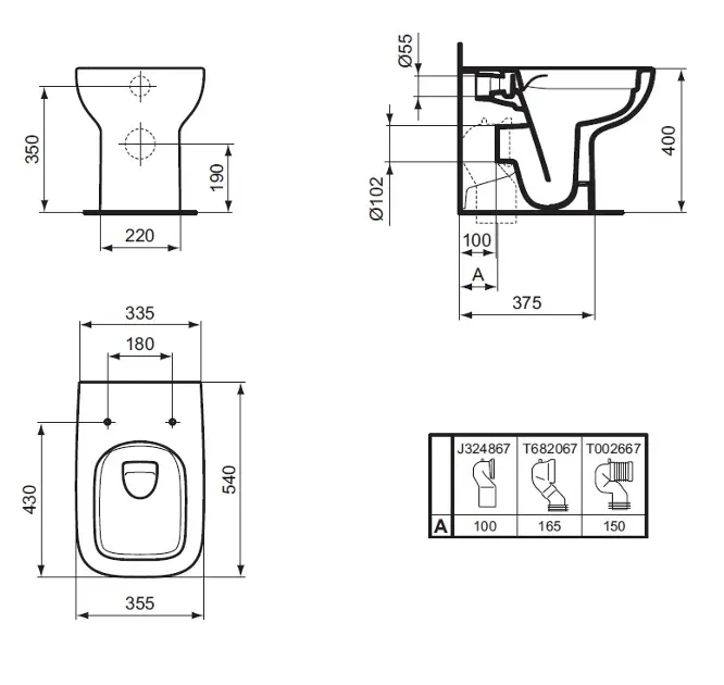 Ideal Standard - i.Life A - WC - T471901 – 2. kép