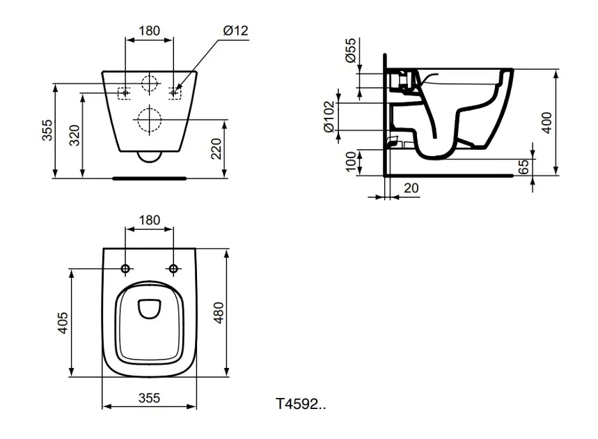 Ideal Standard - i.Life S - WC - T459201 – 2. kép
