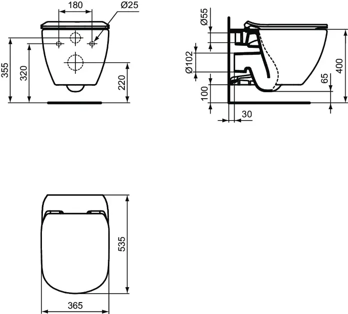 Ideal Standard - Tesi - WC - T354601 – 2. kép